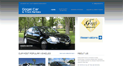 Desktop Screenshot of gogelrentacar.com